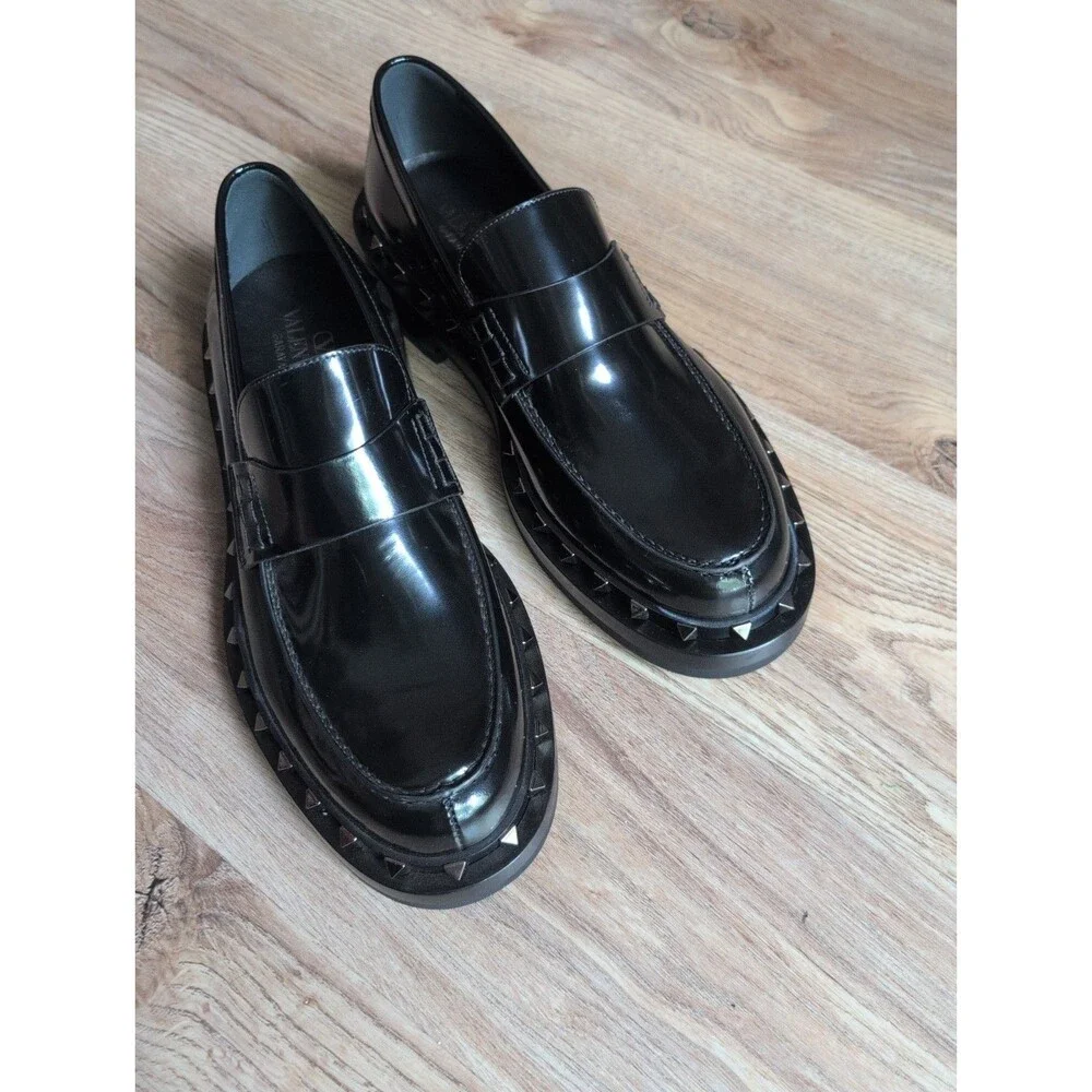 Valentino Garavani Rockstud M-Way Loafers Mens EU 42.5 $1190